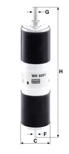 Üzemanyagszűrő Mann Filter WK 6001