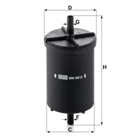 Üzemanyagszűrő Mann Filter WK 6012