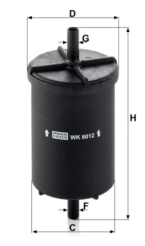 Üzemanyagszűrő Mann Filter WK 6012