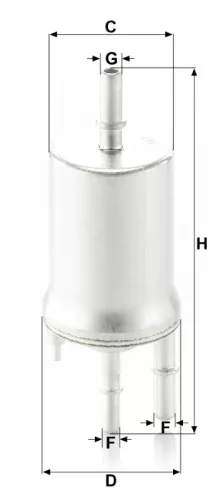 Üzemanyagszűrő Mann Filter WK 6015