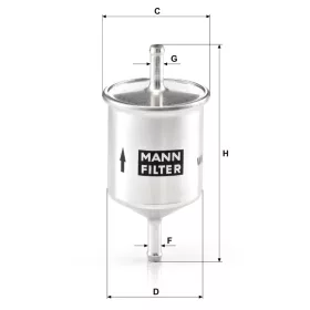 Üzemanyagszűrő Mann Filter WK 66