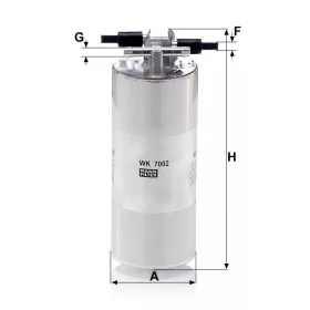 Üzemanyagszűrő Mann Filter WK 7002