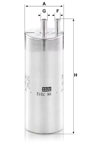 Üzemanyagszűrő Mann Filter WK 7012