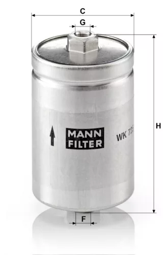Üzemanyagszűrő Mann Filter WK 725