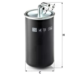 Üzemanyagszűrő Mann Filter WK 728