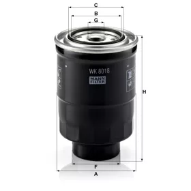 Üzemanyagszűrő Mann Filter WK 8018 x
