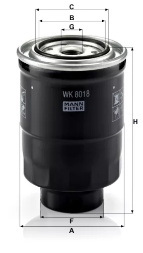 Üzemanyagszűrő Mann Filter WK 8018 x