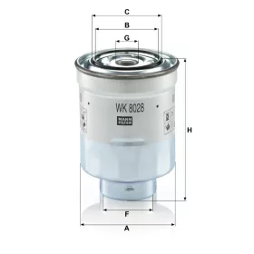 Üzemanyagszűrő Mann Filter WK 8028 z