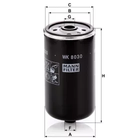 Üzemanyagszűrő Mann Filter WK 8030
