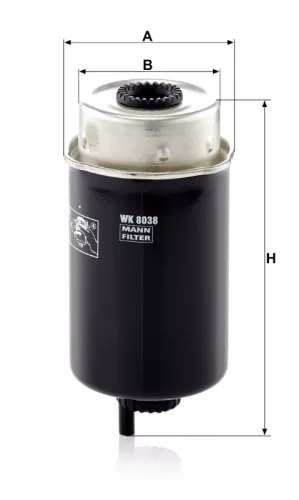 Üzemanyagszűrő Mann Filter WK 8038