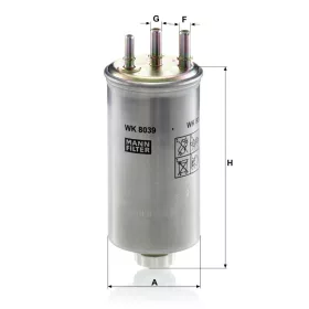 Üzemanyagszűrő Mann Filter WK 8039