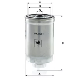 Üzemanyagszűrő Mann Filter WK 8051