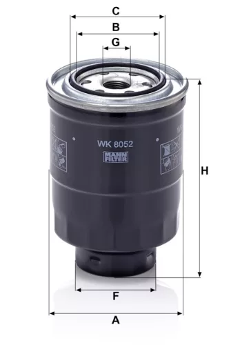 Üzemanyagszűrő Mann Filter WK 8052 z