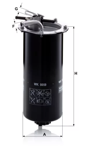 Üzemanyagszűrő Mann Filter WK 8059
