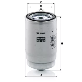 Üzemanyagszűrő Mann Filter WK 8060 z