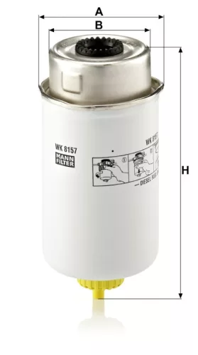 Üzemanyagszűrő Mann Filter WK 8157