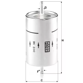Üzemanyagszűrő Mann Filter WK 830