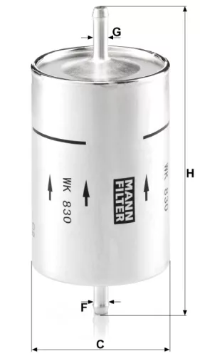 Üzemanyagszűrő Mann Filter WK 830