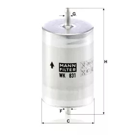 Üzemanyagszűrő Mann Filter WK 831