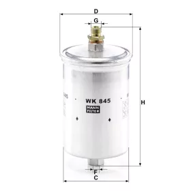 Üzemanyagszűrő Mann Filter WK 845