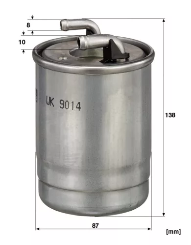 Üzemanyagszűrő Mann Filter WK 9014 z