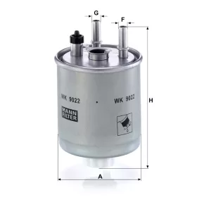 Üzemanyagszűrő Mann Filter WK 9022