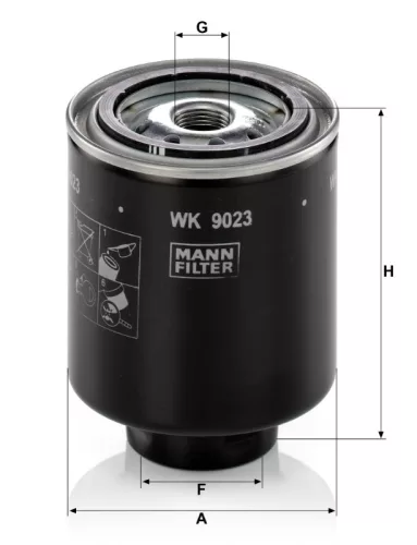 Üzemanyagszűrő Mann Filter WK 9023 z