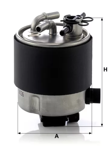 Üzemanyagszűrő Mann Filter WK 9026