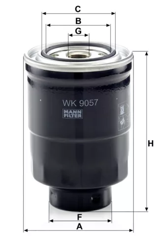 Üzemanyagszűrő Mann Filter WK 9057 z