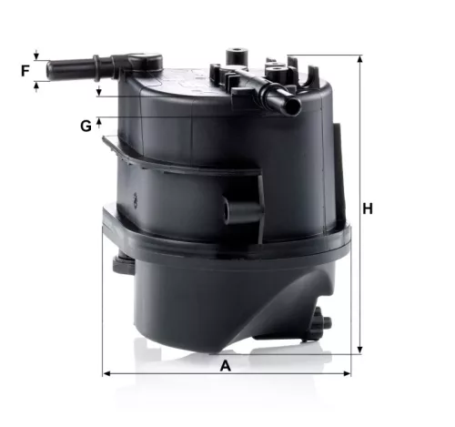 Üzemanyagszűrő Mann Filter WK 939
