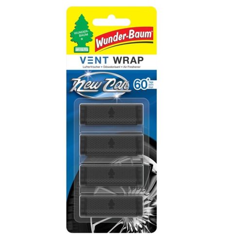Wunderbaum Vent Wrap illatosító, szellőzőrácsba csíptethető -  New Car
