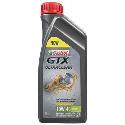 Castrol GTX Ultraclean 10W-40 A3/B4 motorolaj, 1lit