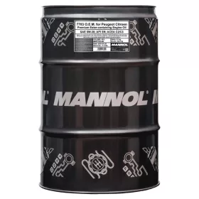   Mannol 7703-60 O.E.M. for Peugeot, Citroën 5W-30 motorolaj 60lit.