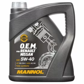   Mannol 7705-4 O.E.M. for Renault, Nissan 5W-40 motorolaj 4lit.
