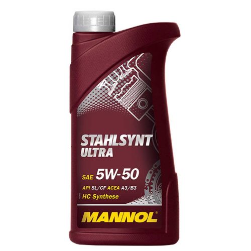 Mannol 7905-1 Stahlsynt Ultra 5W-50 motorolaj 1lit.