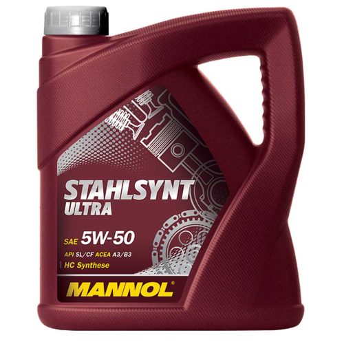 Mannol 7905-4 Stahlsynt Ultra 5W-50 motorolaj 4lit.