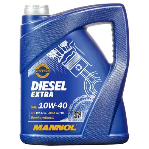 Mannol 7504-5 Diesel Extra Diesel 10W-40 motorolaj 5lit.