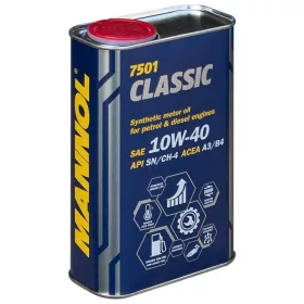 Mannol 7501-1ME Classic 10W-40 motorolaj 1lit., fémdobozos