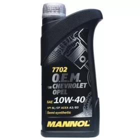   Mannol 7702-1 O.E.M. for Chevrolet, Opel 10W-40 motorolaj 1lit.