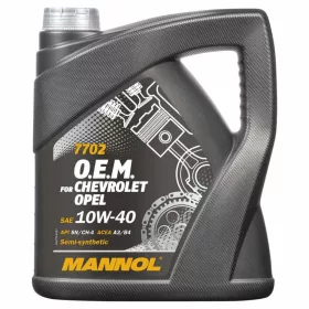   Mannol 7702-4 O.E.M. for Chevrolet, Opel 10W-40 motorolaj 4lit.