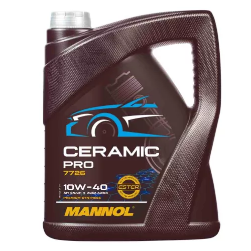 Mannol 7726-5 Ceramic Pro 10W-40 motorolaj, 5 liter