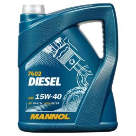 Mannol 7402-5 Diesel 15W-40 motorolaj 5lit. Mannol 7402-5 Diesel 15W-40 motorolaj 5lit.