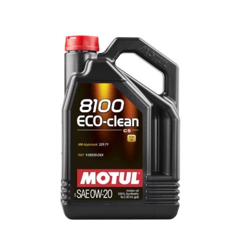 Motul 8100 Eco-Clean 0W-20 motorolaj, 5lit. 108862