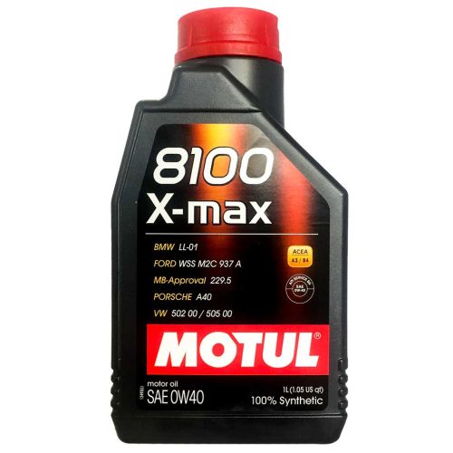 Motul 8100 X-max 0W-40 motorolaj, 1lit. 104531