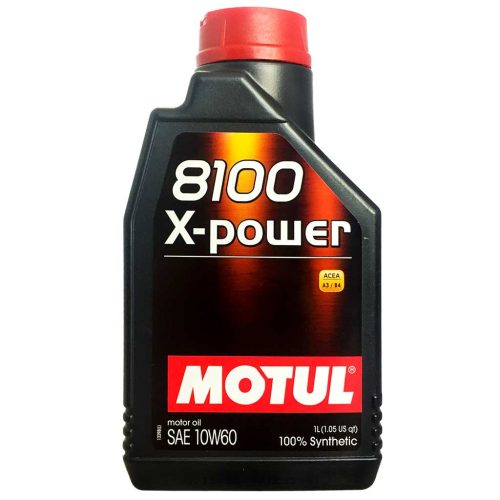 Motul 8100 X-Power 10W-60 motorolaj, 1lit. 106142