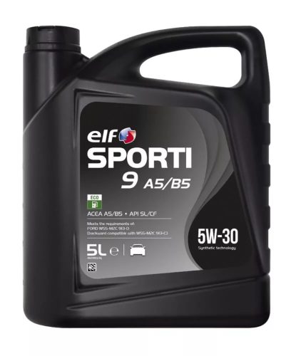 Elf Sporti 9 A5/B5 5W-30 motorolaj, 5lit