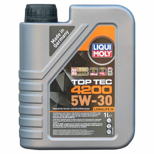 Liqui Moly Top Tec 4200 5W-30 (5W30) motorolaj, 1lit