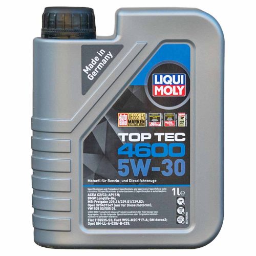 Liqui Moly Top Tec 4600 5W-30 (5W30) motorolaj, 1lit