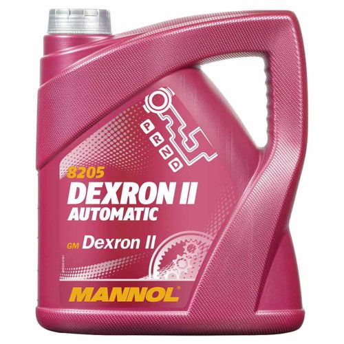 Mannol 8205-4 - Dexron II Automatic automataváltó-olaj, piros 4lit.