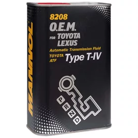   Mannol 8208-1ME - O.E.M. for Toyota/Lexus Type T-IV automataváltó-olaj, 1lit. fémdobozos
